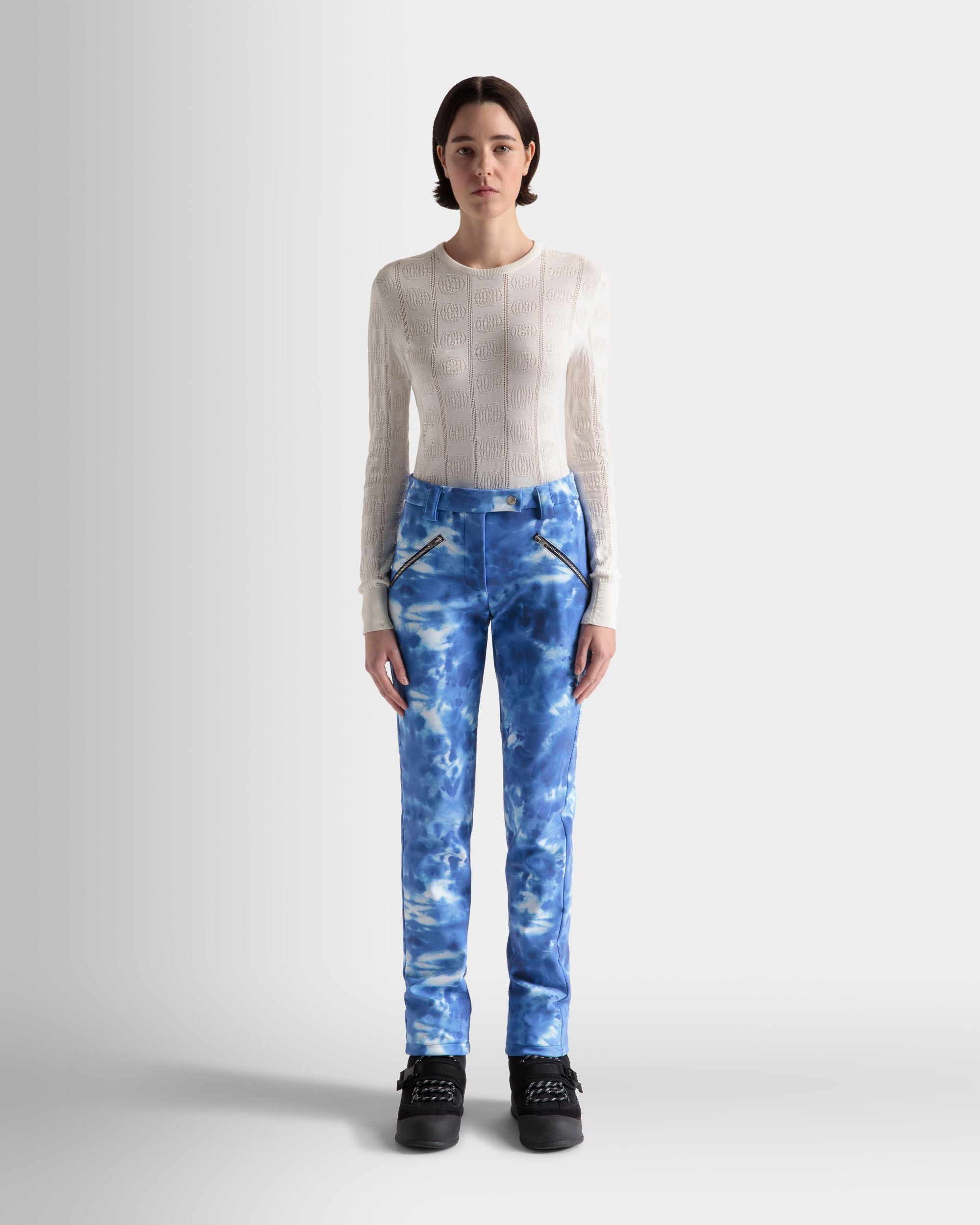 Stretch-Hose In Blau - Damen - Bally - 02