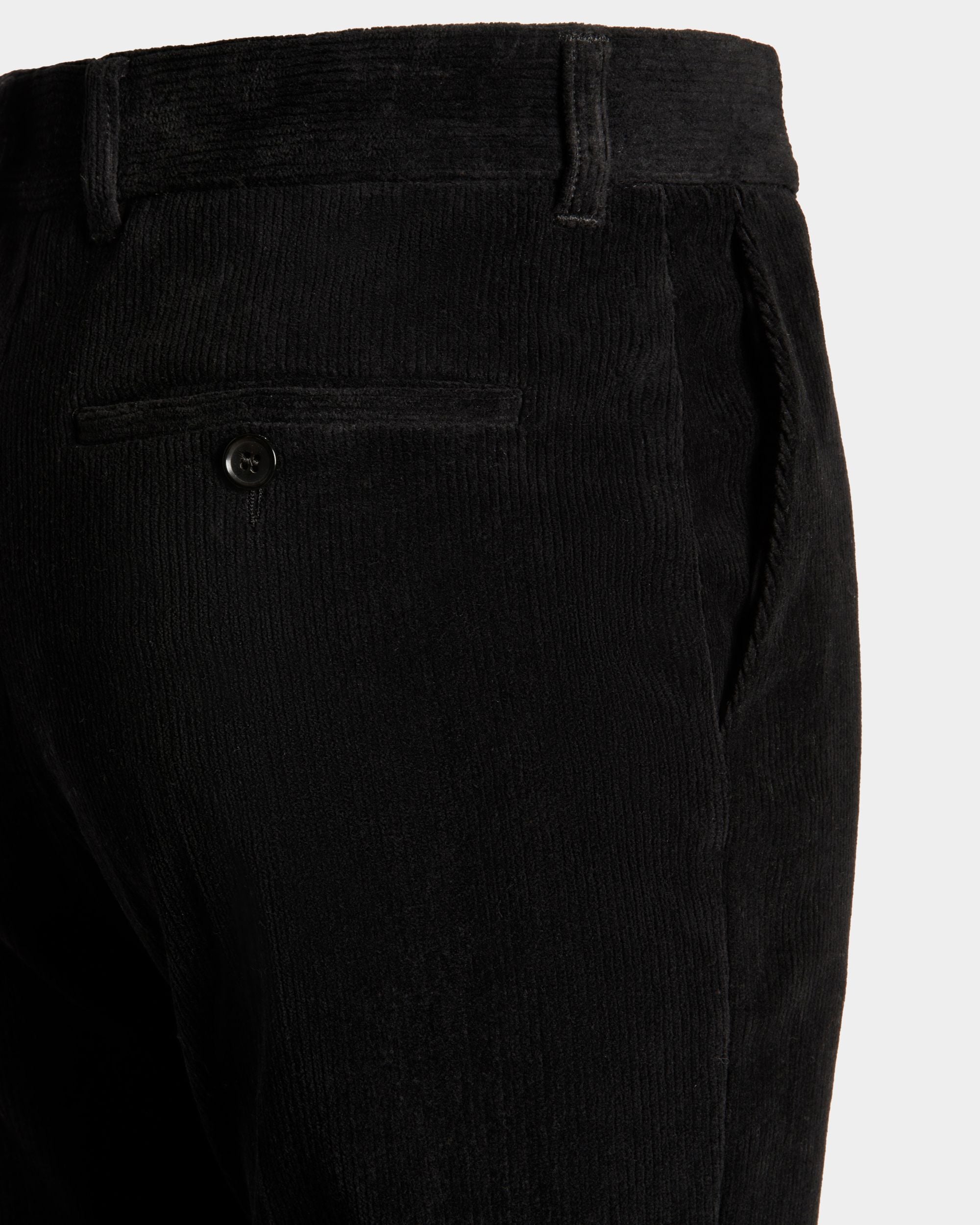 Schlaghose Aus Schwarzem Baumwollcord - Damen - Bally - 04