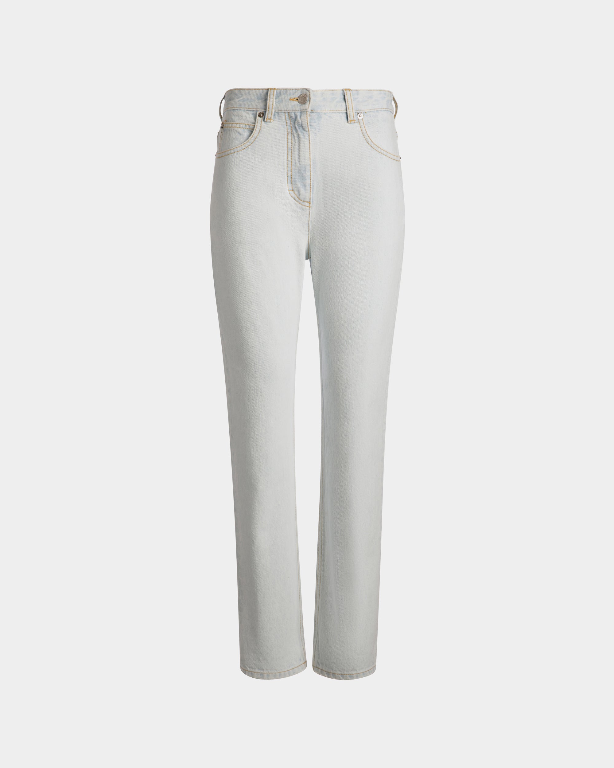 Jeanshose Aus Baumwolle In Light Blue - Damen - Bally - 01