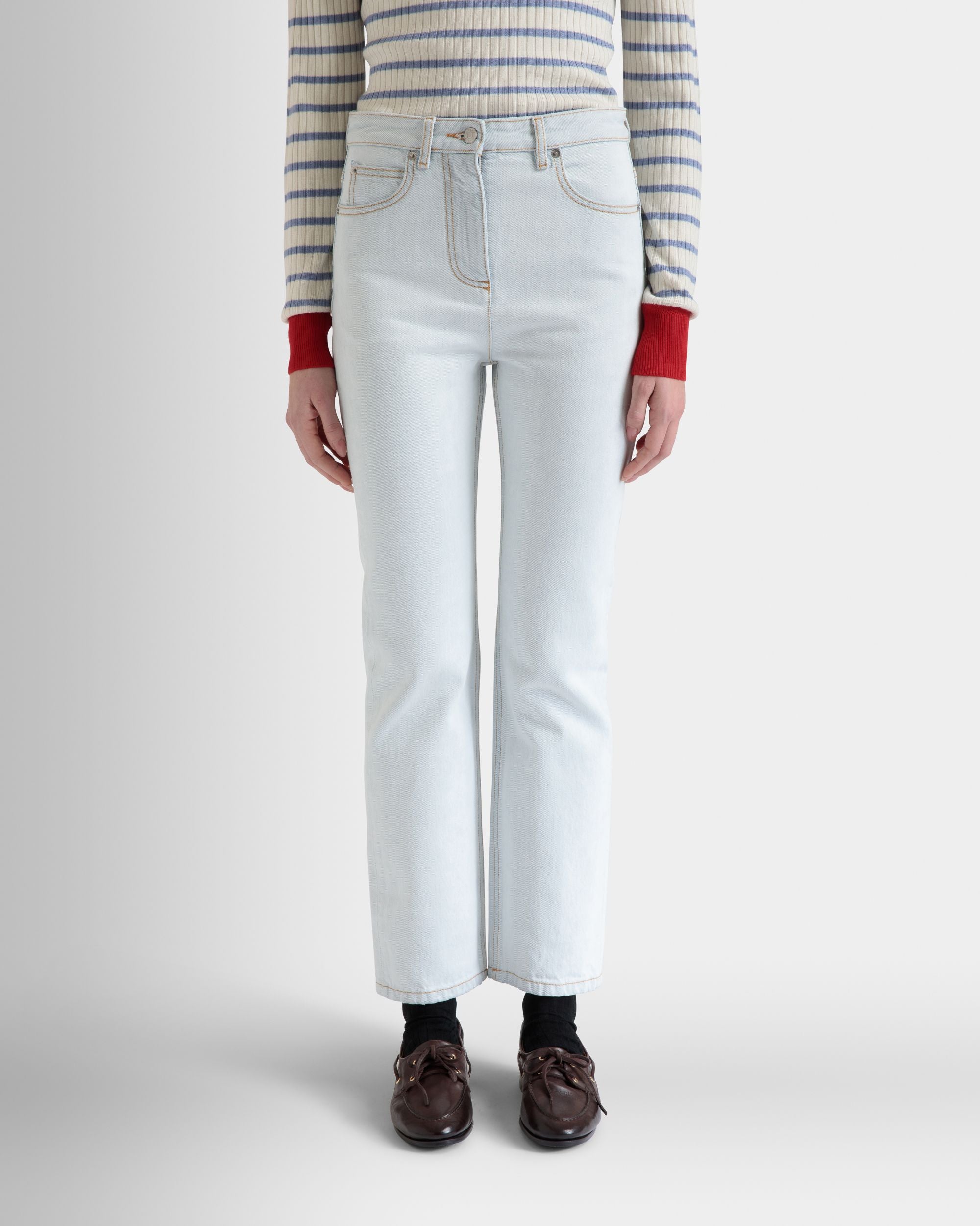 Jeanshose Aus Baumwolle In Light Blue - Damen - Bally - 08